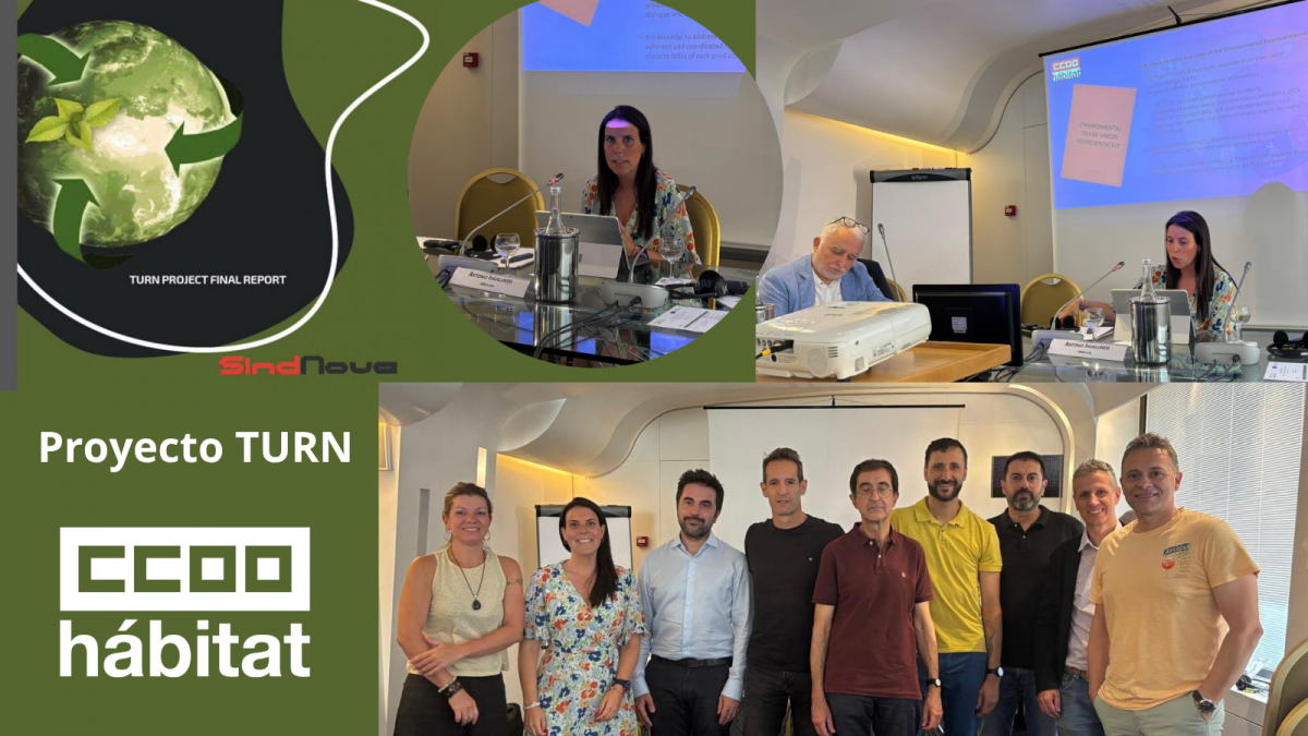 Aida Surez y la delegacin que ha participado en las conclusiones finales del Proyecto TURN