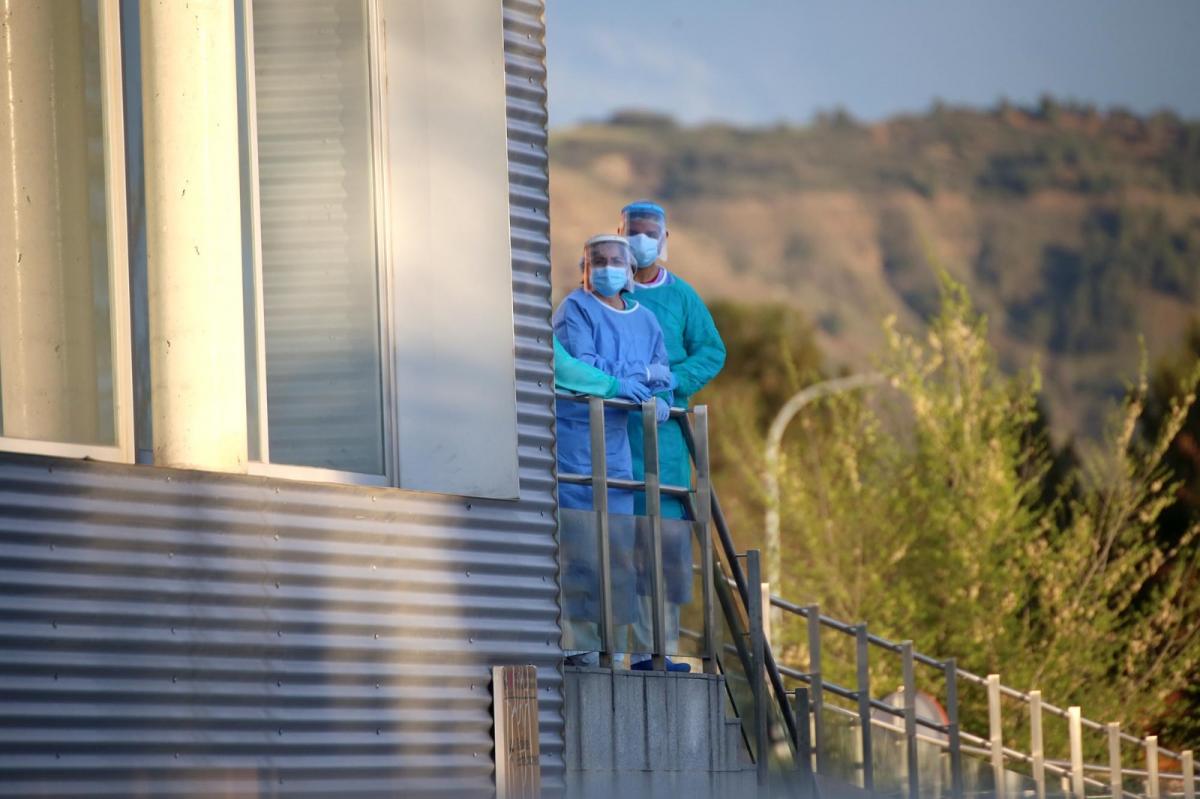 Personal sanitario del hospital Príncipe de Asturias