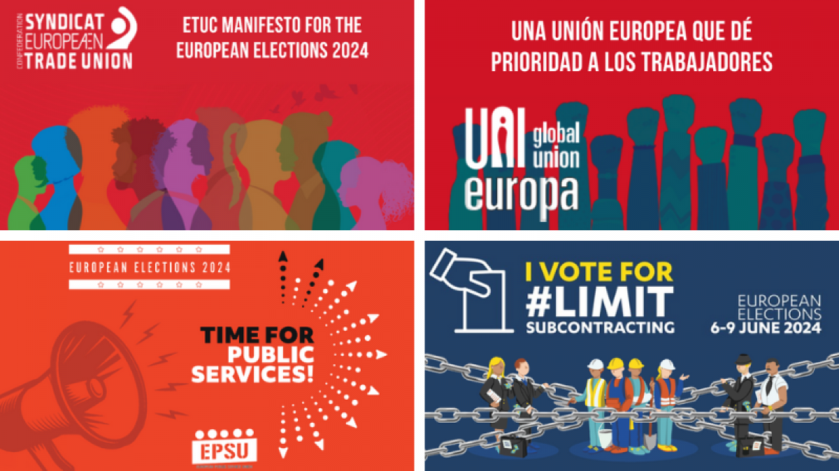 CCOO del Hbitat apoya las campaas de los sindicatos europeos acerca de las elecciones al Parlamento Europeo del prximo 9 de junio