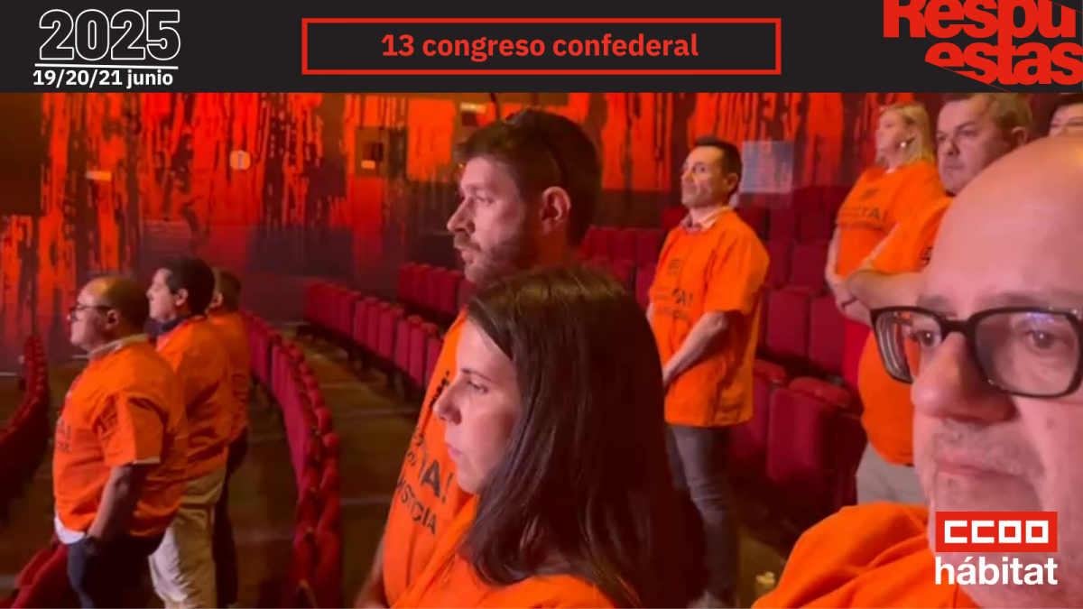 CCOO del Hbitat en el 13 Congreso Confederal