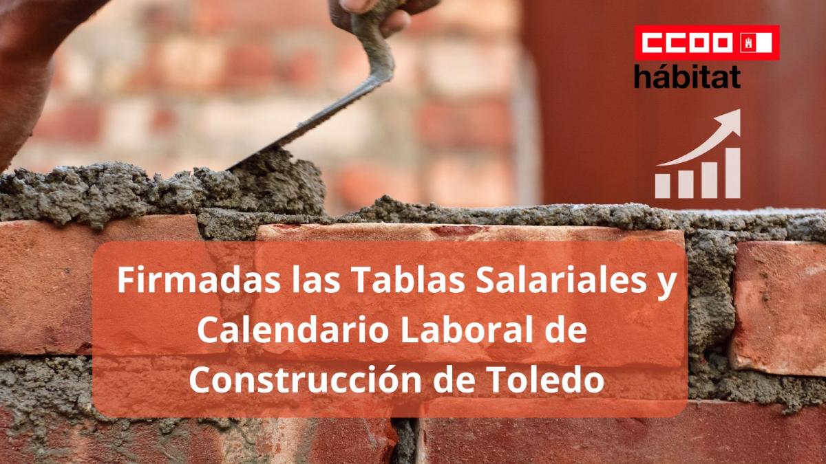 Tablas y Calendario de Construcción en Toledo
