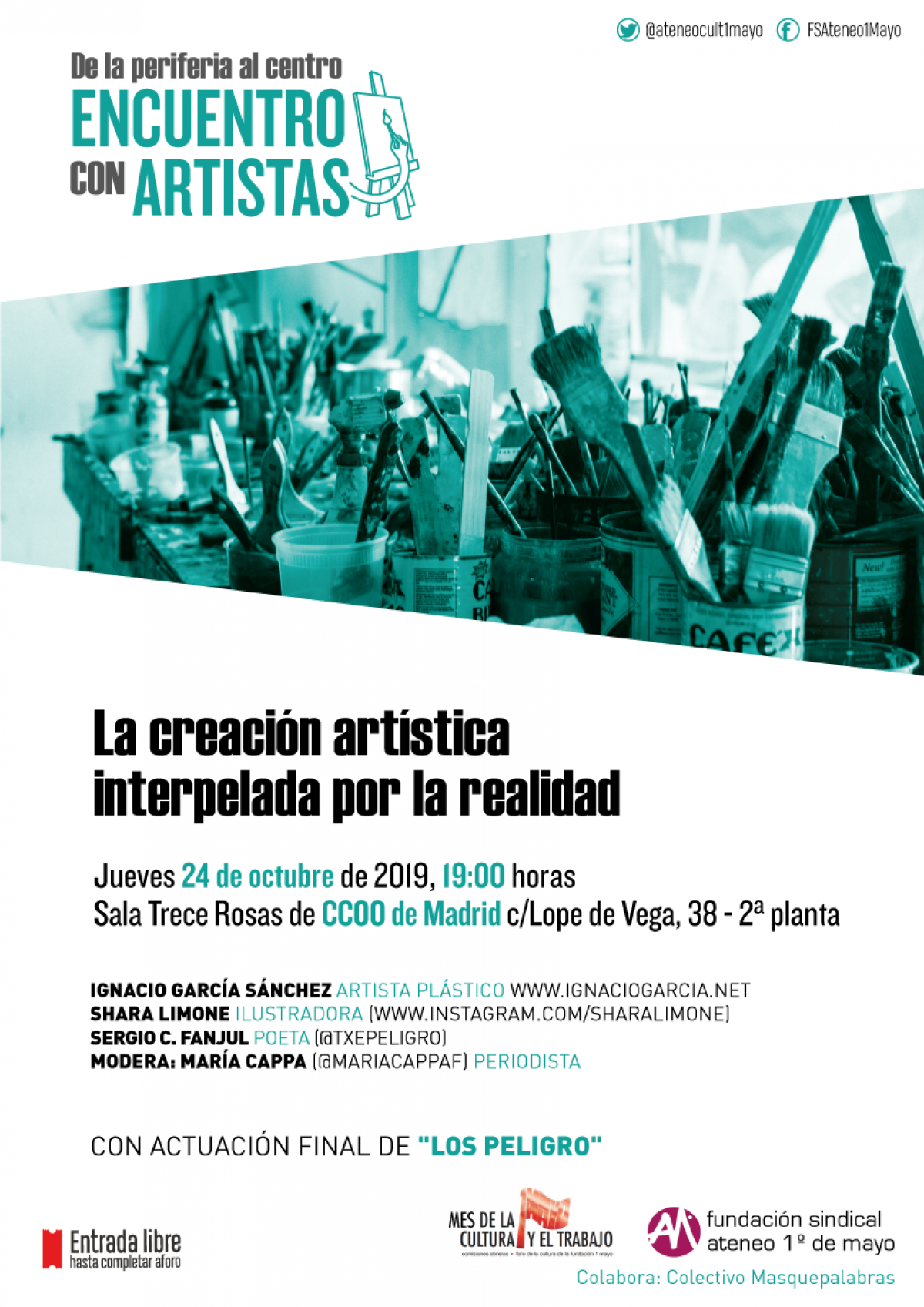 Encuentro con artistas: "De la periferia al centro"