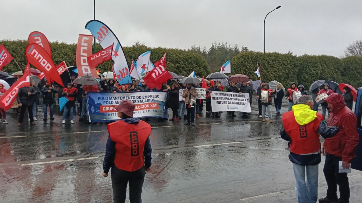Manifestación Losán Galicia
