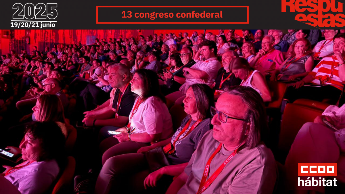 CCOO del Hbitat en el 13 Congreso Confederal