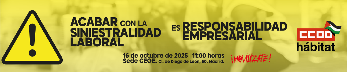 Acabar con la siniestralidad laboral es responsabilidad empresarial