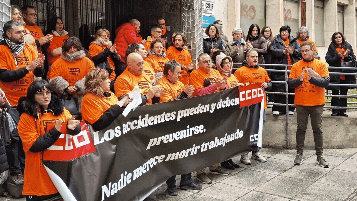 CCOO del Hábitat de La Rioja denuncia la muerte laboral de un vigilante de Prosegur tras un infarto en su puesto