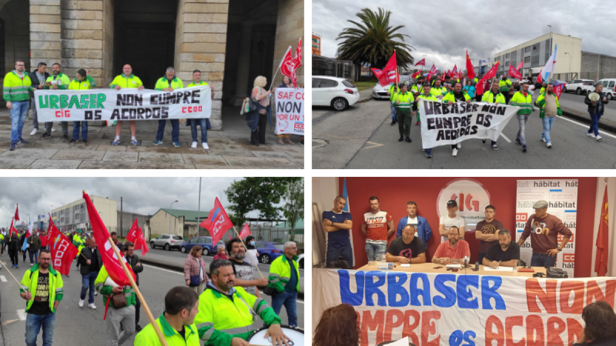 Desconvocada la huelga indefinida de Limpieza Viaria en Santiago de Compostela