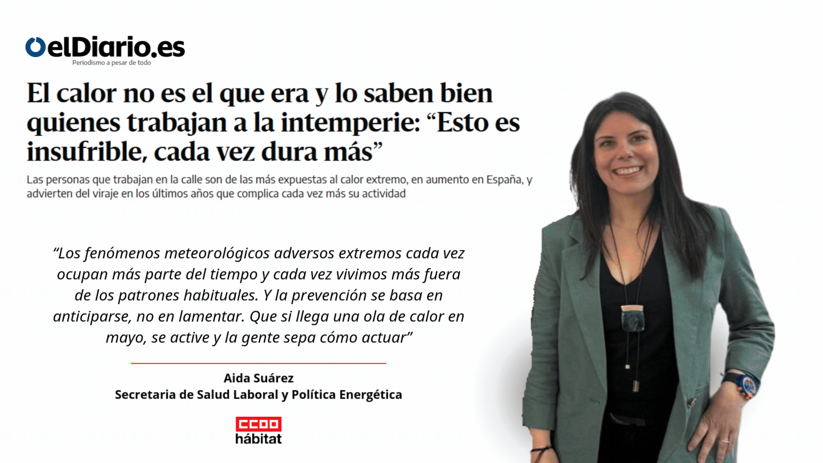 “La prevención se basa en anticiparse, no en lamentar”