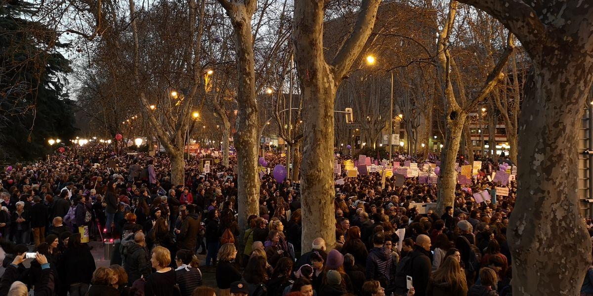 Manifestacion 8M, Día Internacional de la Mujer Trabajadora, Madrid 2019
