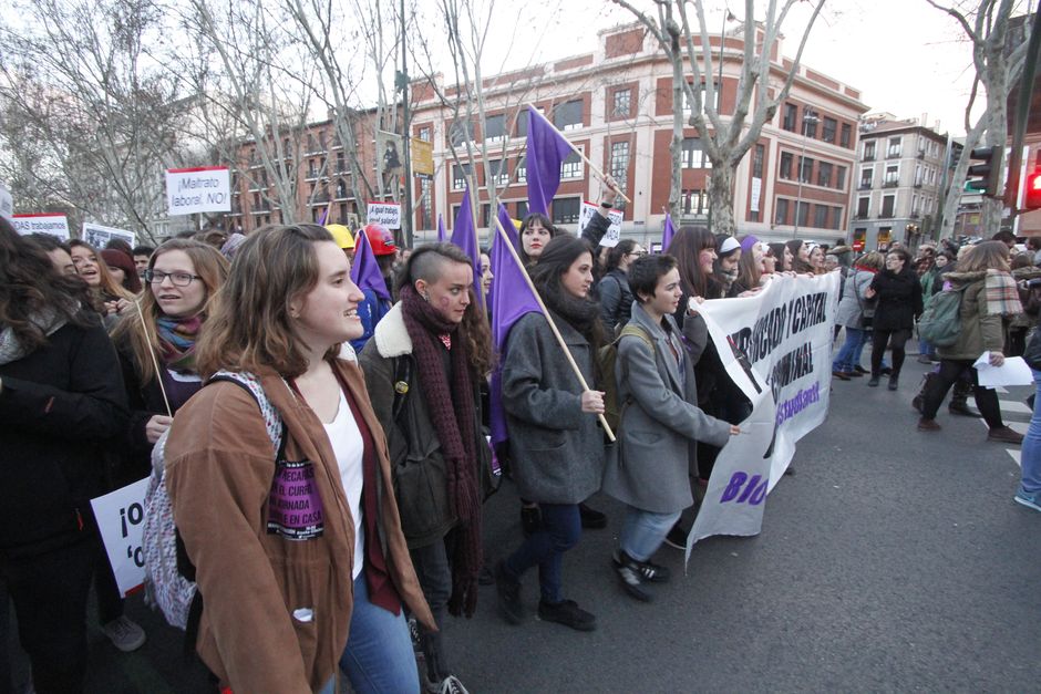 Manifestación Día Internacional de la Mujer Trabajadora, 8-3-2016