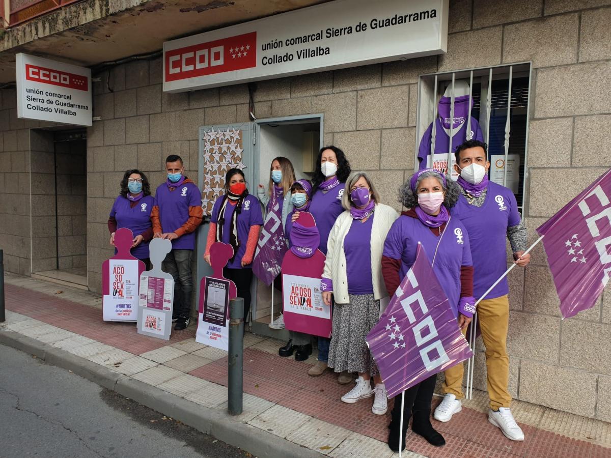 Concentración en Collado Villalba