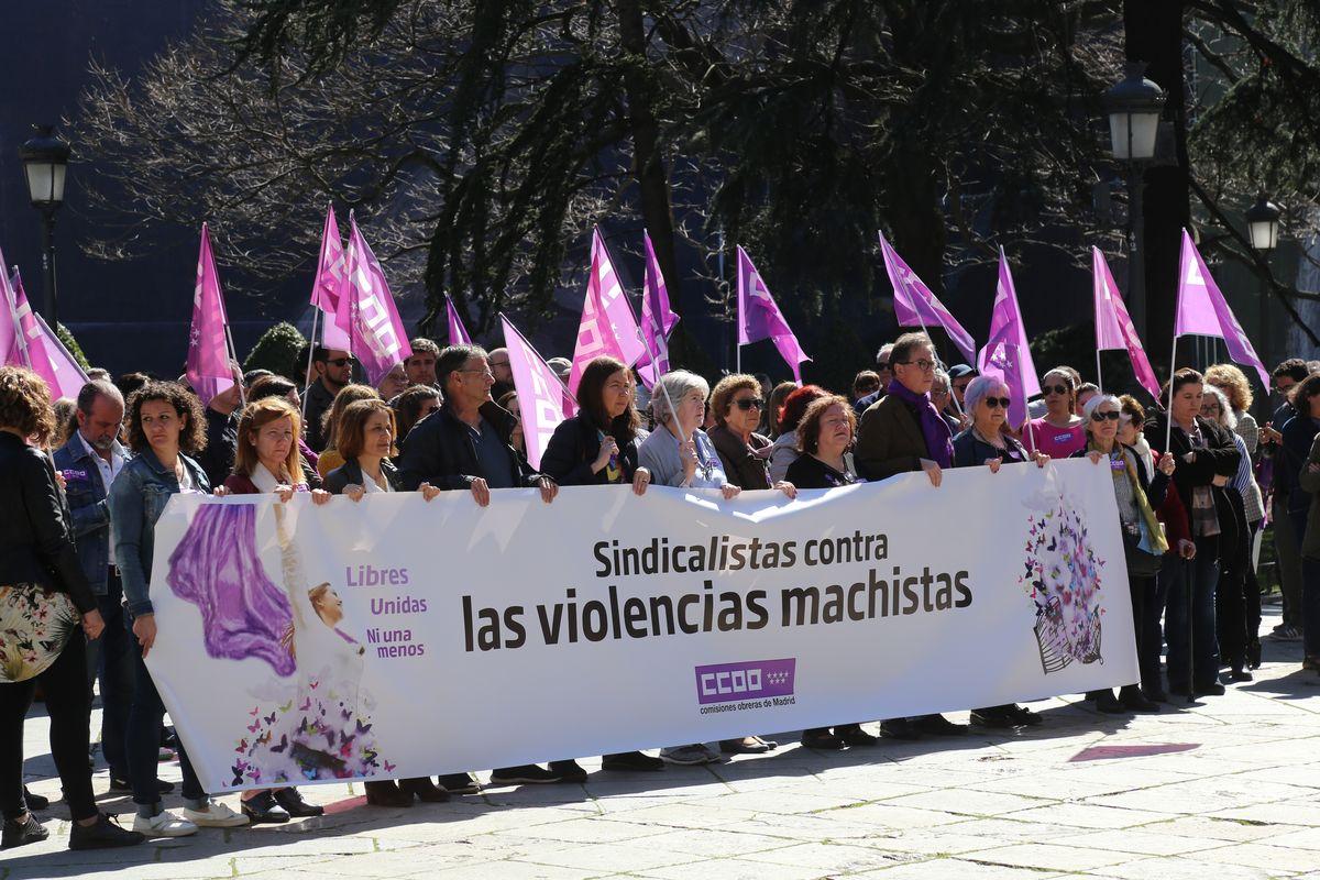 Concentración contra la violencia machista