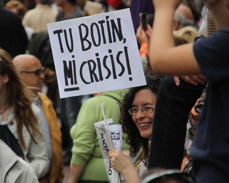 Manifestación contra la Pobreza en Madrid (Archivo)