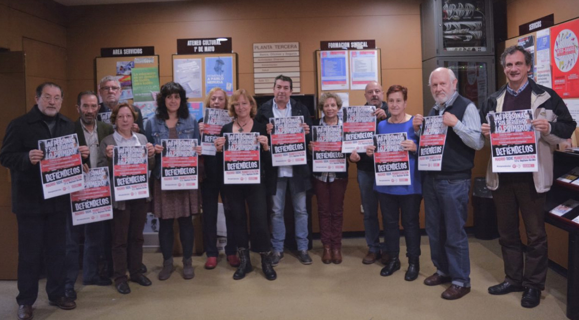 La Cumbre Social apoya la manifestación del 18D para recuperar derechos