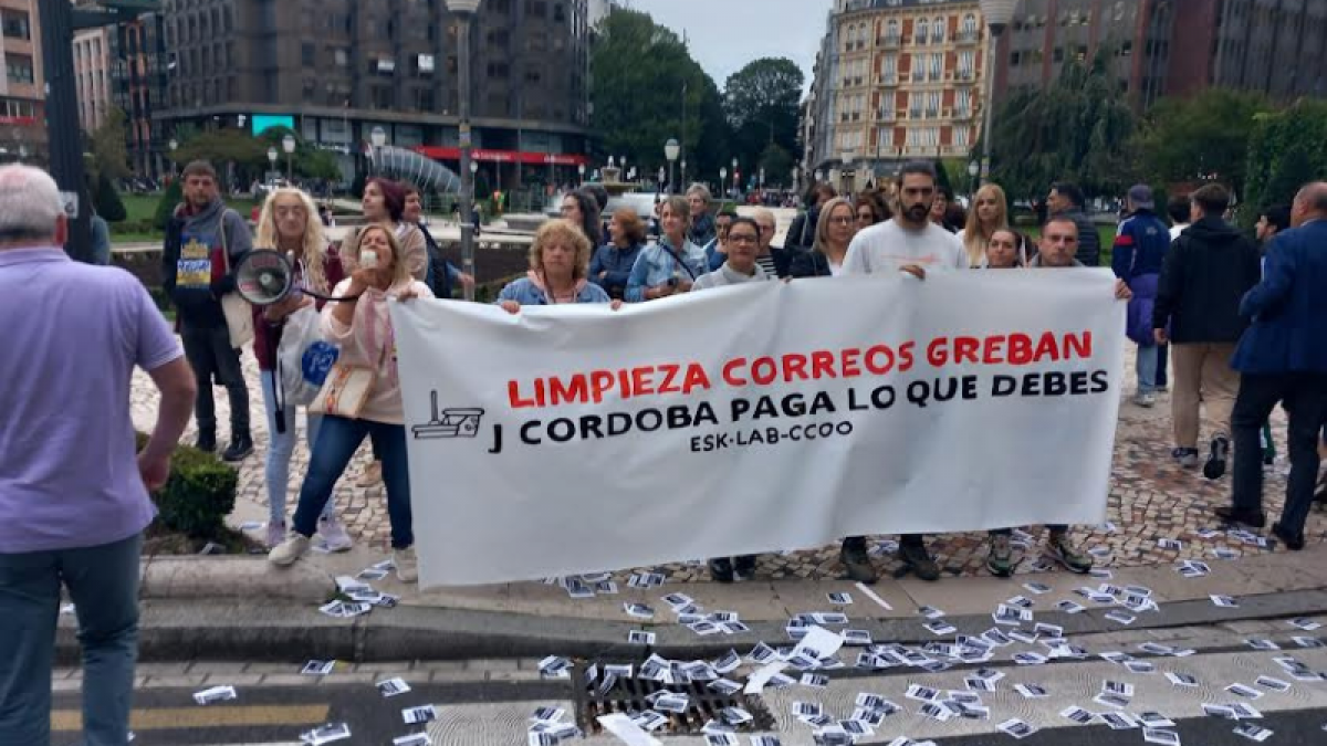Euskadi se libra de la empresa morosa Limpiezas J.Córdoba poniendo fin a la huelga indefinida en las oficinas de Correos
