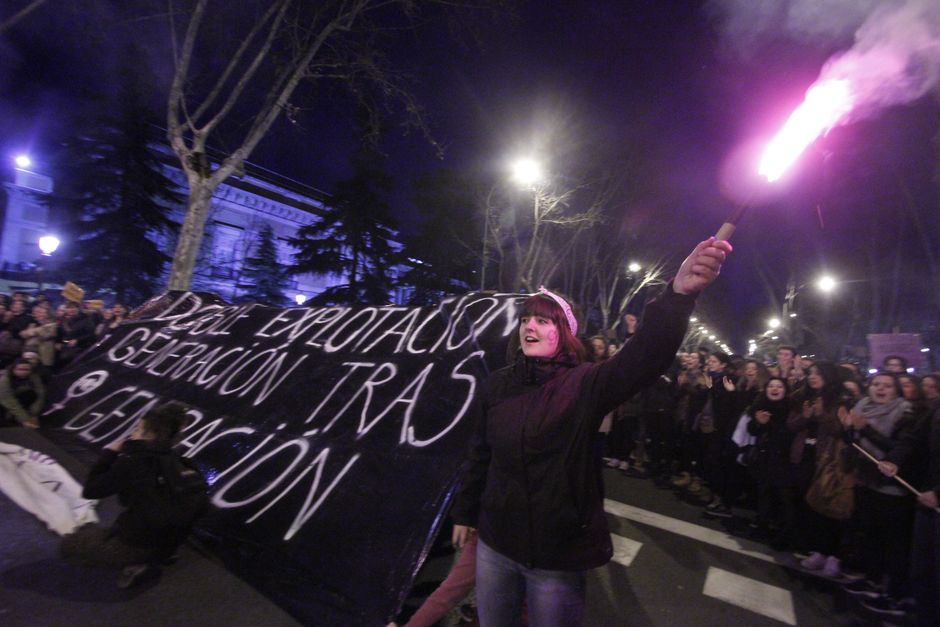 Manifestación Día Internacional de la Mujer Trabajadora, 8-3-2016