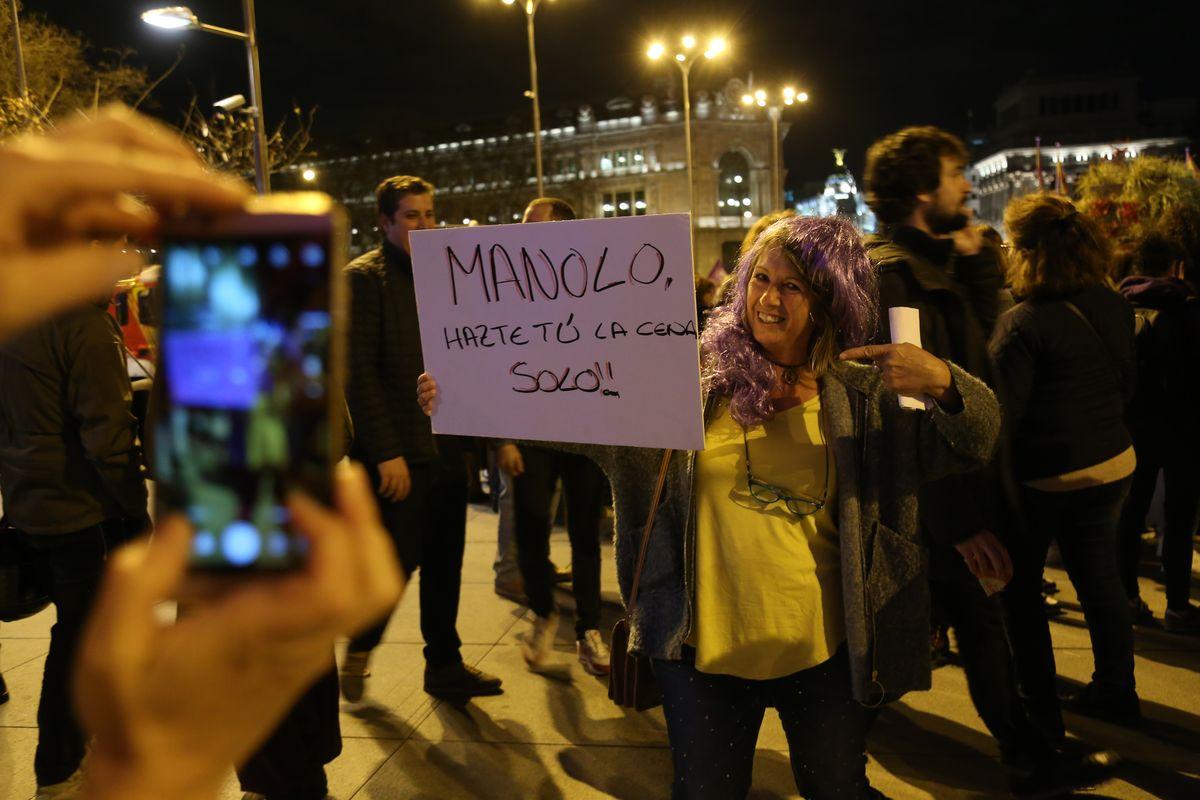 Manifestacion 8M, Día Internacional de la Mujer Trabajadora, Madrid 2019