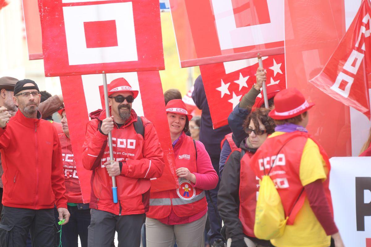 Movilización de la plantilla de Correos en Madrid 14-11-2018
