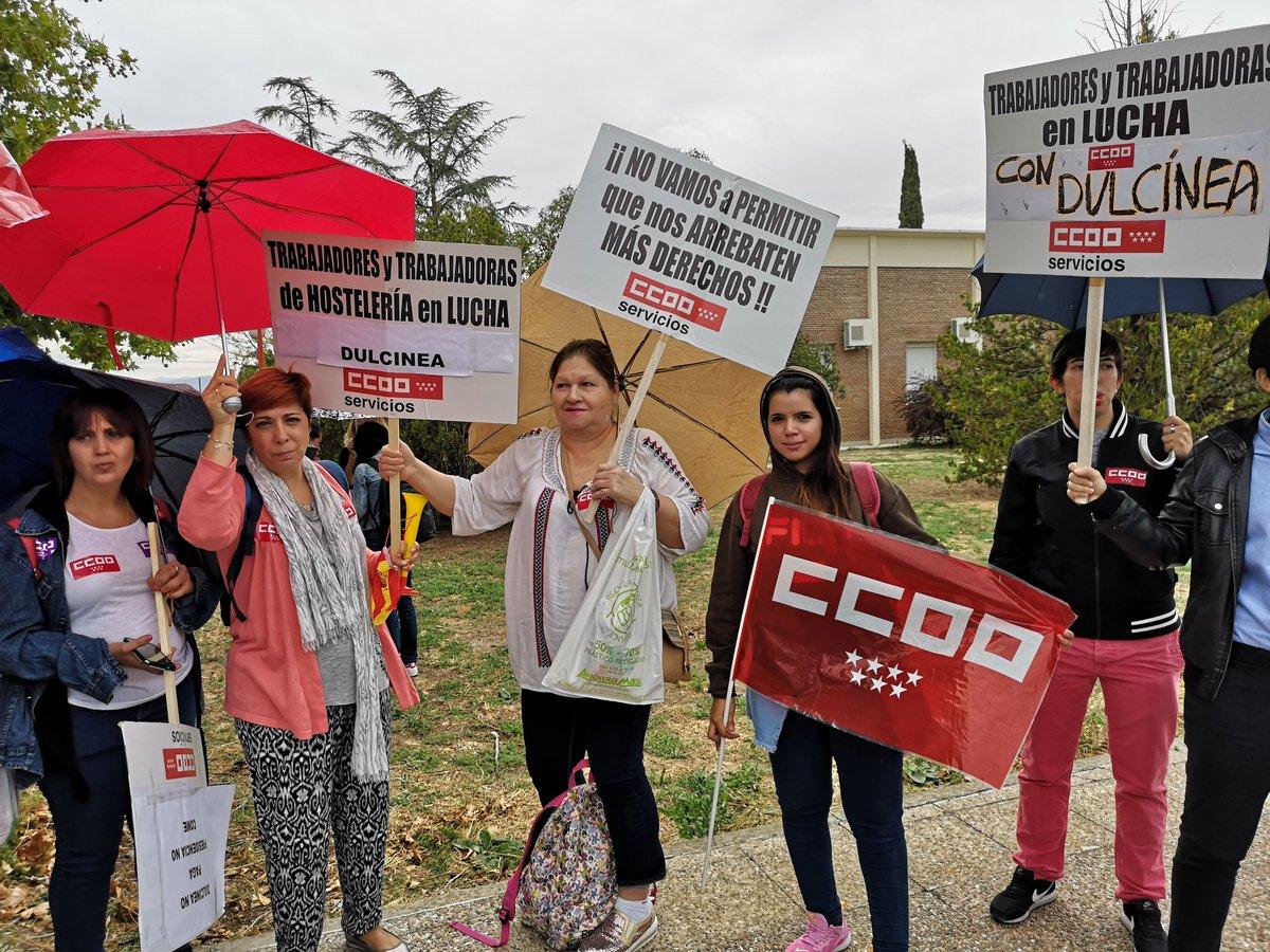 Concentración del personal de Dulcinea