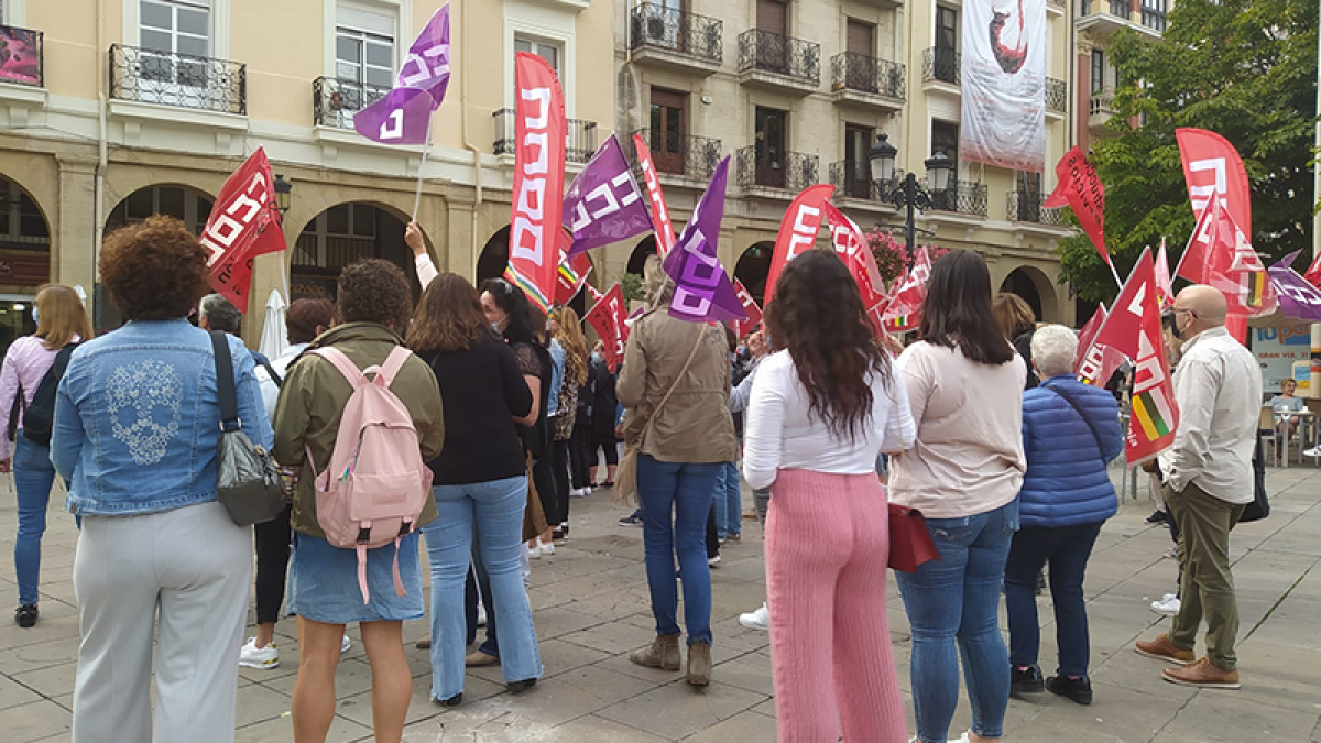 Movilizaciones desbloqueo del convenio de la dependencia 28 de septiembre La Rioja