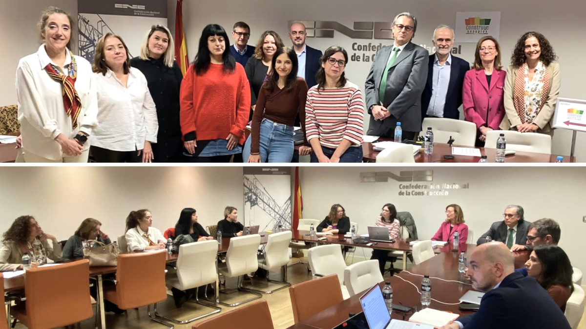 CCOO del Hábitat participa en la reunión del proyecto Construye 2030 plus para impulsar la transición verde en la construcción