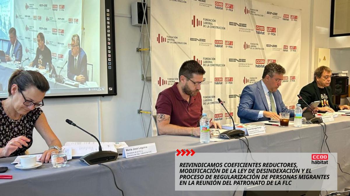 Reunión de la Comisión Ejecutiva y el Patronato de la Fundación Laboral de la Construcción (FLC)