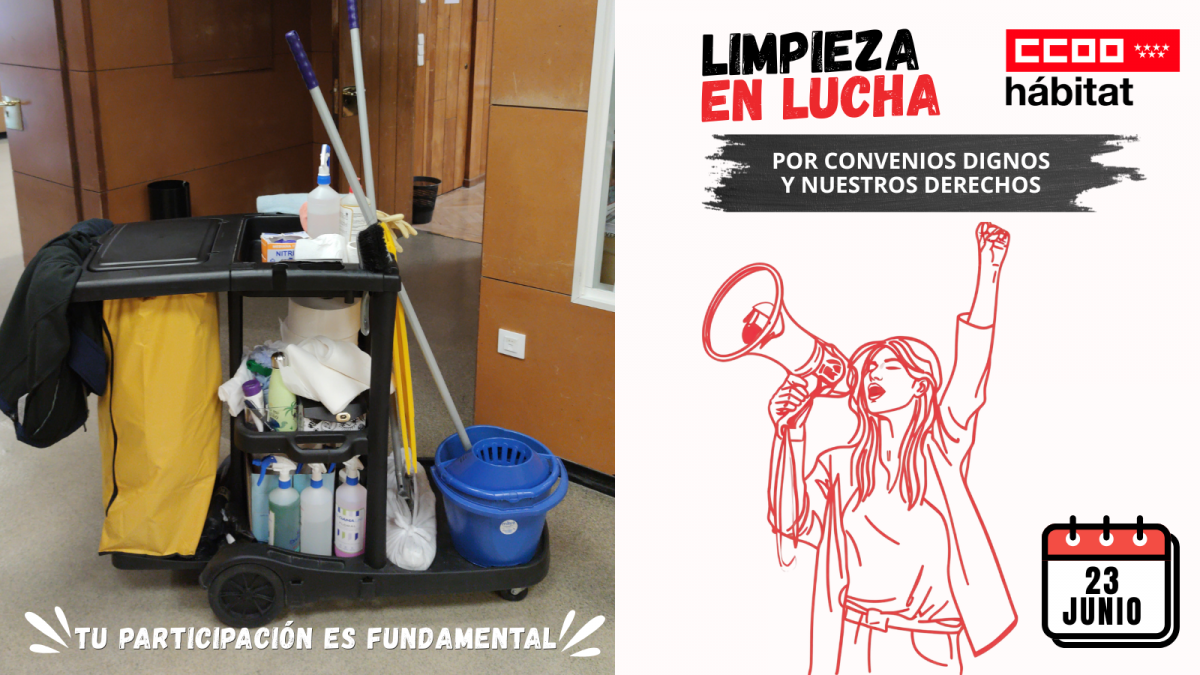 El sector de Limpieza de Edificios y Locales de Madrid anuncia movilizaciones
