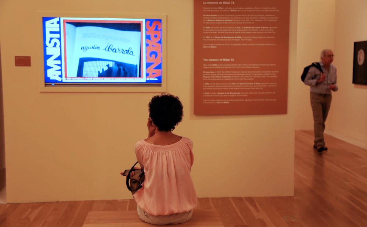 Exposición "Amnistía, que trata de Spagna", en el Museo de Madrid