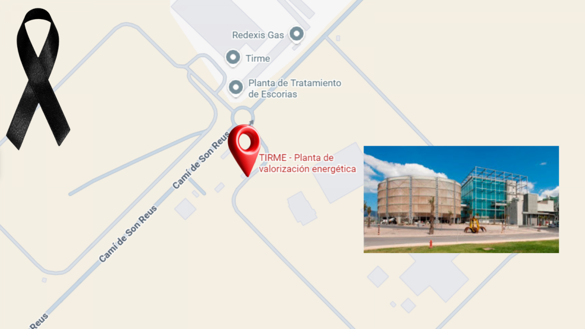CCOO del Hábitat de Illes Balears exige una investigación exhaustiva del accidente mortal ocurrido en la planta de TIRME en Mallorca