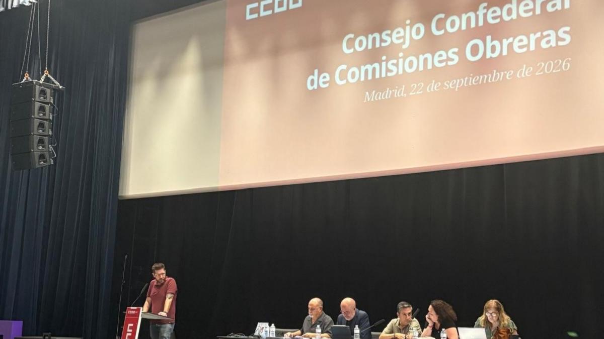 Daniel Barragán anuncia movilizaciones contra la siniestralidad laboral en el Consejo de CCOO