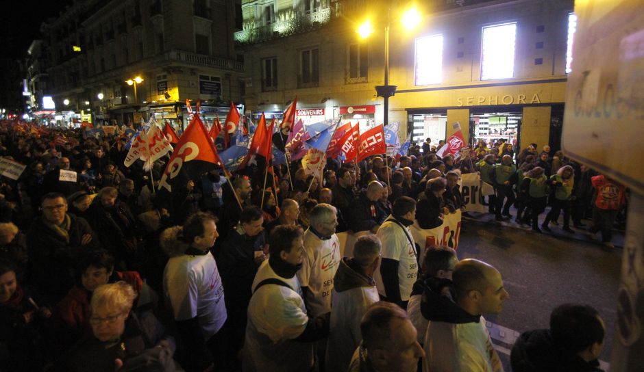 Manifestación Huelga No Es Delito, por la amnistía de trabajadores/as represaliados/as