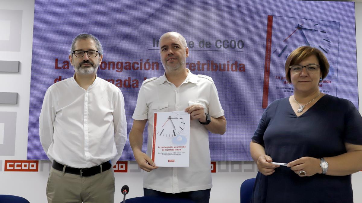 Presentación del Informe: “La prolongación no retribuida de la jornada laboral”