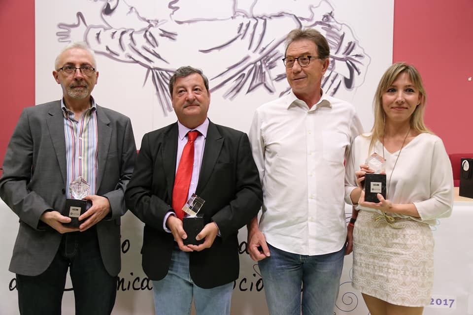 Madridiario, Jesús Sebastián y Luis de la Calle recogen su premio Pilar Blanco 2017