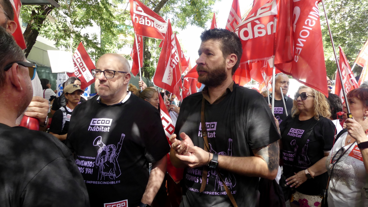 Manifestación Limpieza Edificios y Locales Madrid
