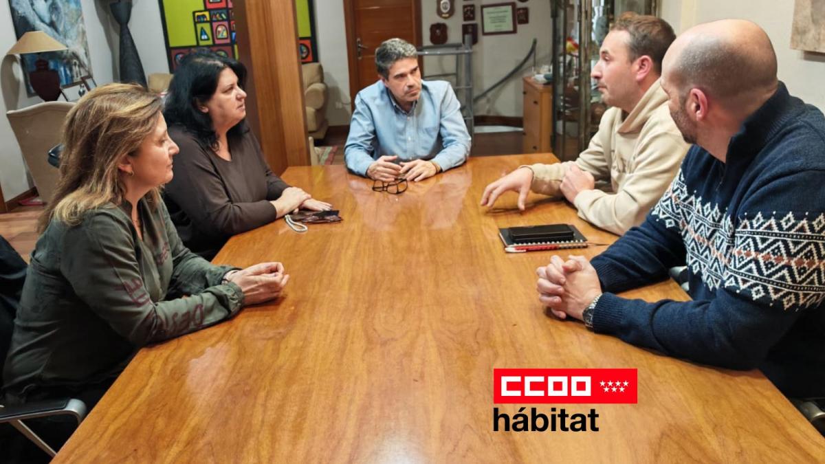 Reunión con el Ayuntamiento de Valdemoro para tratar la situación del servicio de Limpieza Pública Viaria