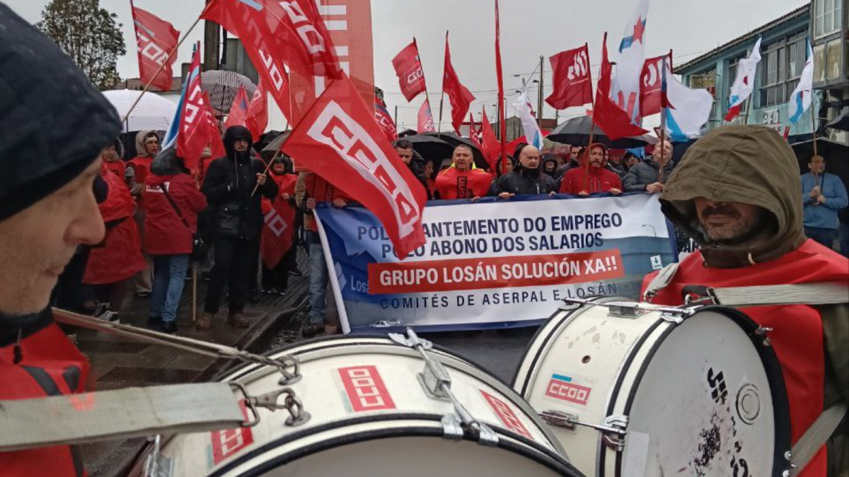 Manifestación Losán Galicia
