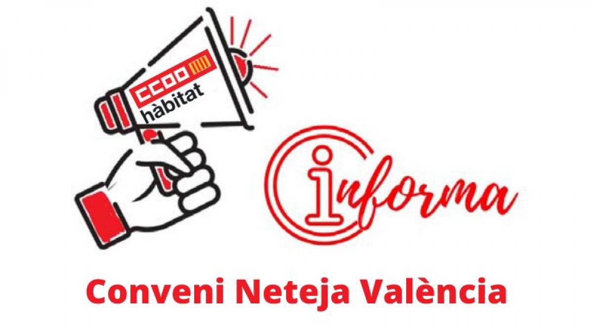 CCOO de l'Hàbitat del País Valencià es reafirma en la seua posició respecte al Conveni de Neteja a València