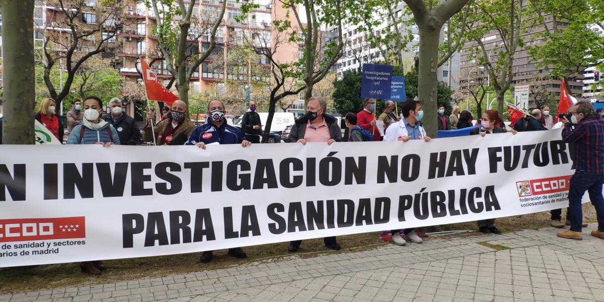 Movilizaciones de profesionales de centros de investigación públicos