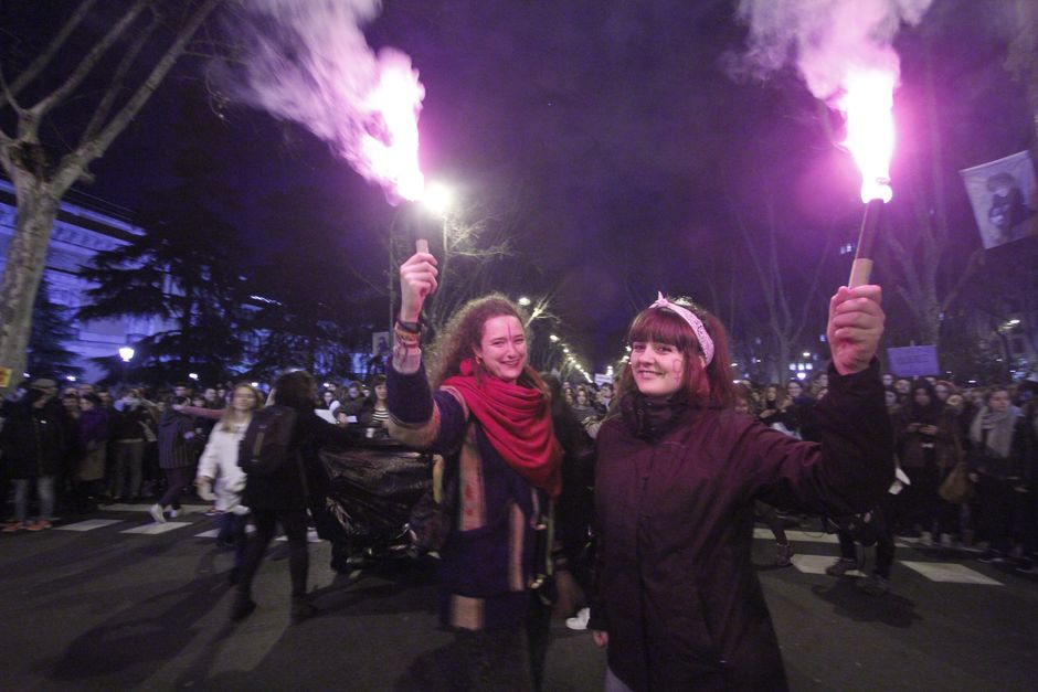 Manifestación Día Internacional de la Mujer Trabajadora, 8-3-2016