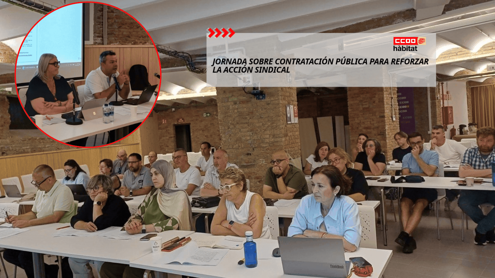 CCOO del Hábitat de Catalunya celebra una jornada sobre contratación pública para reforzar la acción sindical