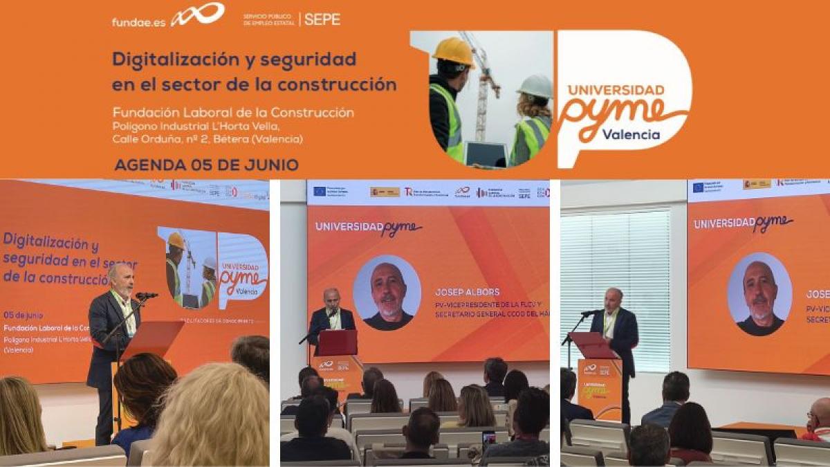 CCOO de l'Hbitat del Pas Valenci destaca la importncia de la digitalitzaci per a millorar la seguretat laboral en la construcci