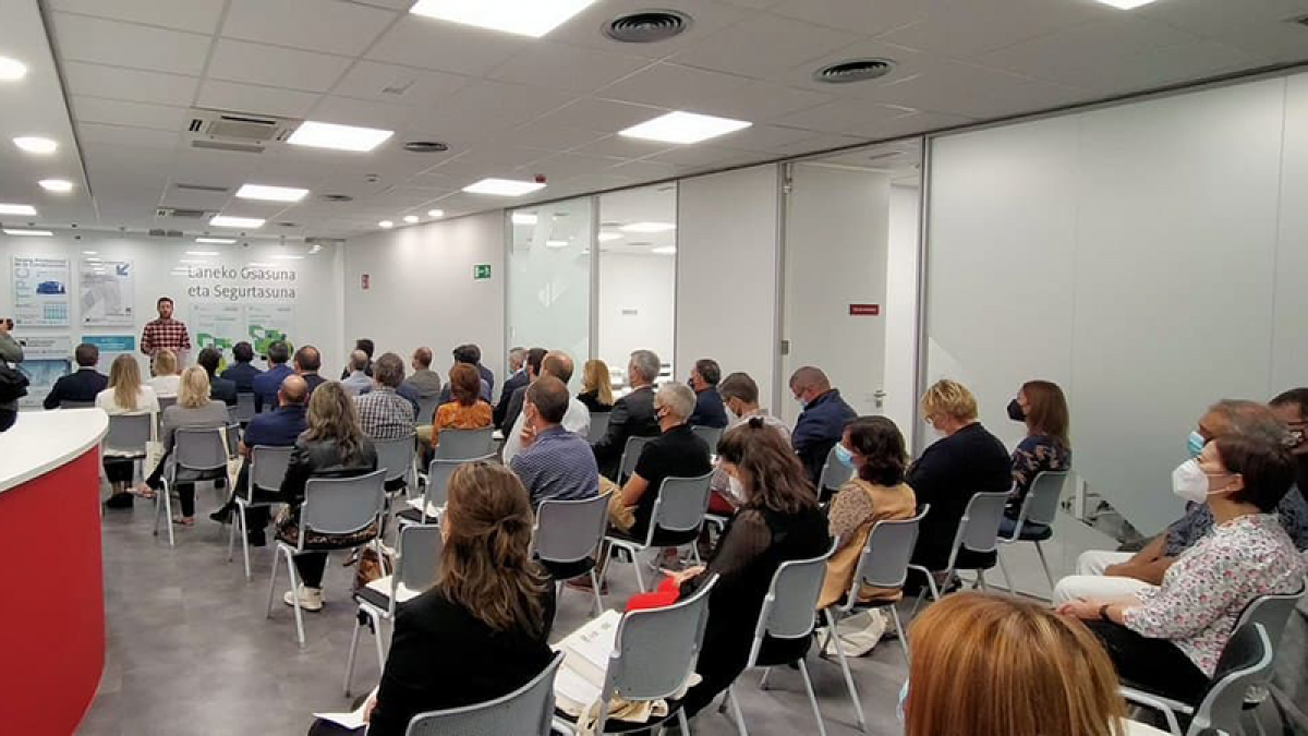 Inauguracin de la Fundacin Laboral de la Construccin (FLC) de Bilbao 20 de octubre 2021