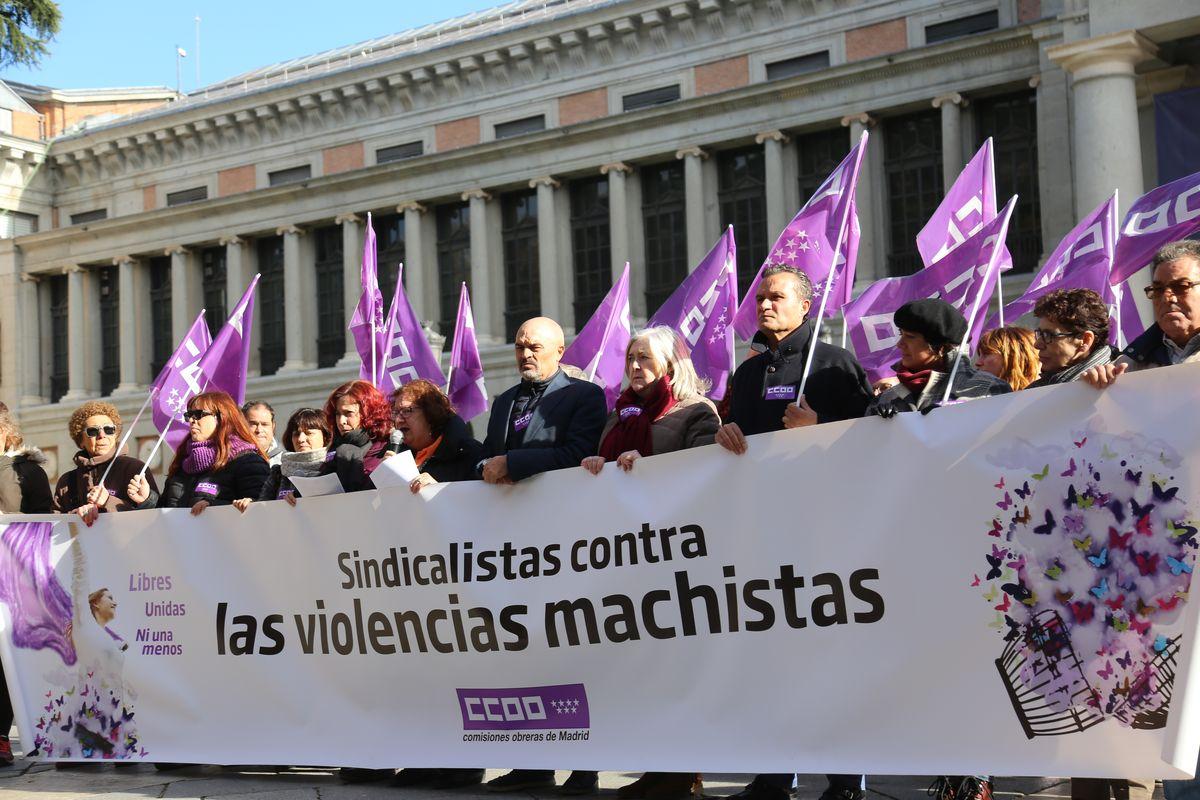 Concentración contra la violencia machista