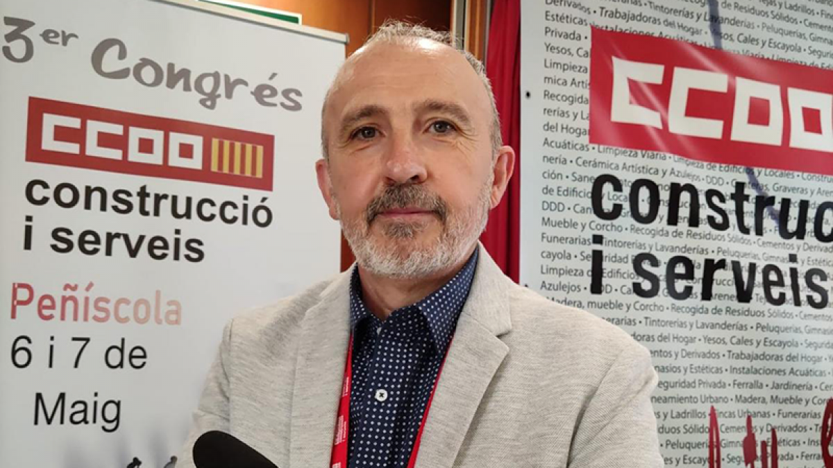 Josep Albors, reelegido secretario general de CCOO de Construccin y Servicios de Pas Valenci