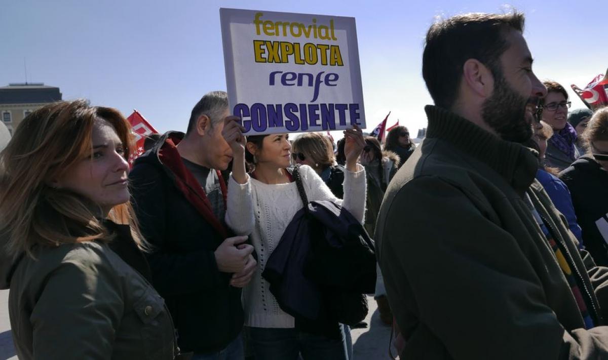 Paro total en la huelga de Ferrovial Servicios de restauración de trenes