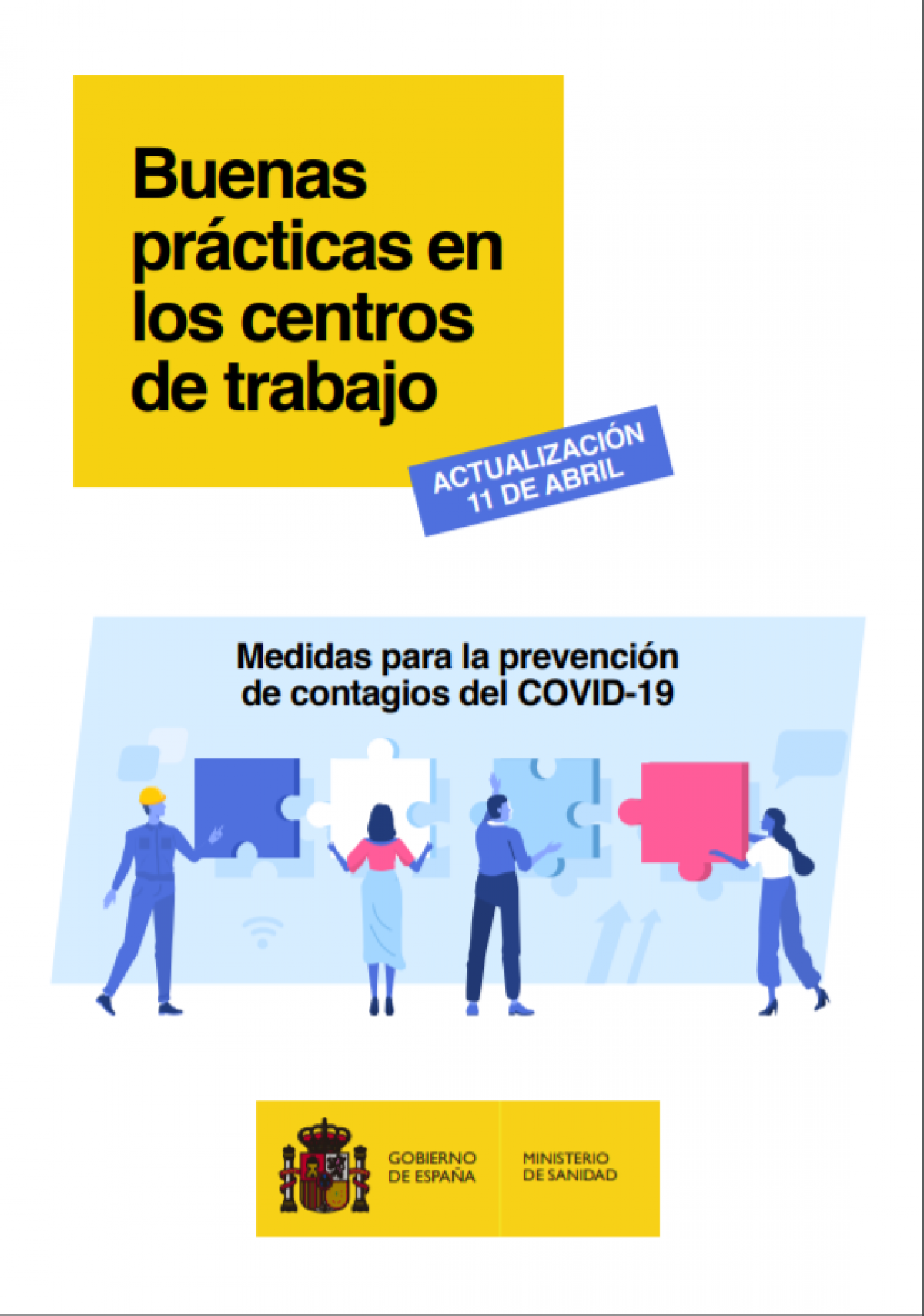 Buenas prácticas en los centros de trabajo (11 abril 2020)