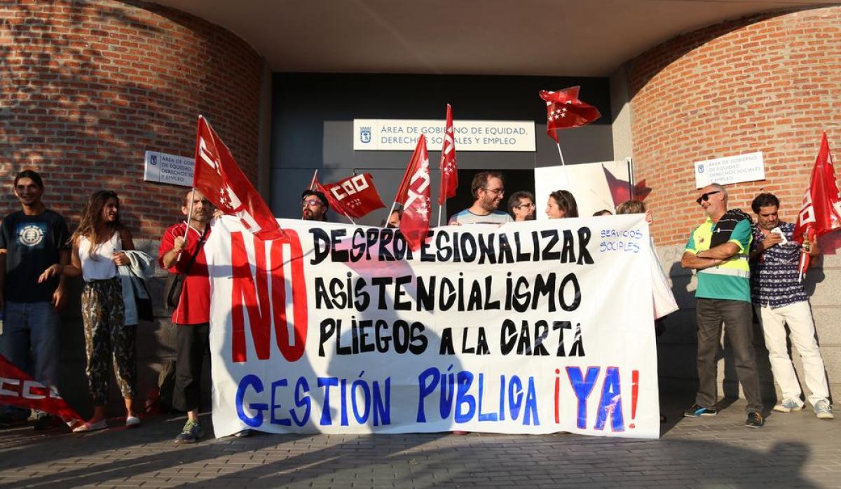 Concentración por unas condiciones dignas para La Rosa