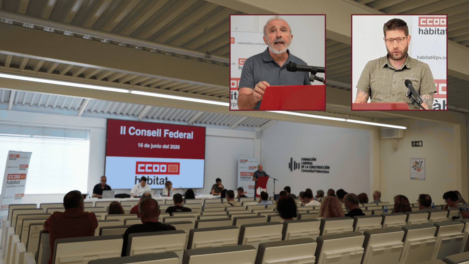 CCOO Hábitat PV celebra el II Consell Federal reforzando la unidad y la estrategia sindical en PV