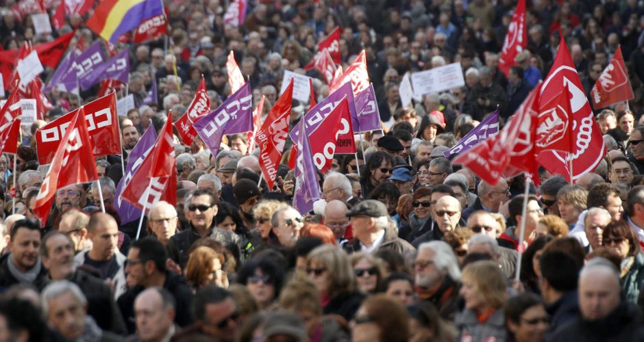 Manifestación contra el encarecimiento de la vida, empleo y salarios dignos
