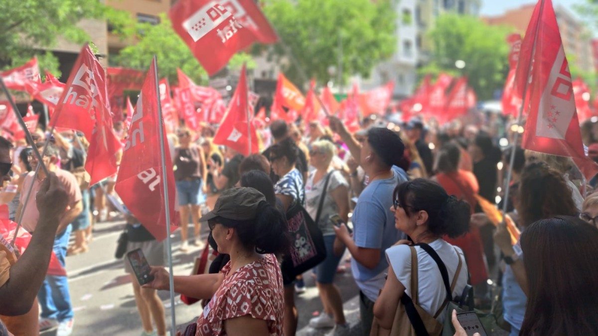 Manifestación Limpieza Edificios y Locales Madrid